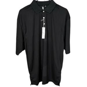 NWT S/P Black Polo Shirt - L